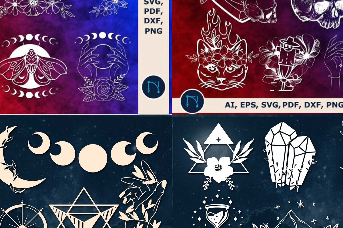 Intra απο ξύλο plywood 3mm-4mm πάχος – Paper Cut Crystals Magic Big Bundle Δίασταση  20x20 cm INTRAFABR-76331866