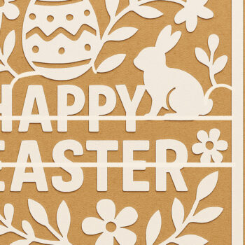 Intra απο ξύλο plywood 3mm-4mm πάχος – Paper Cut Paper Day Δίασταση  20x20 cm INTRAFABR-119841008 - Image 1