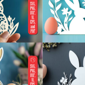 Intra απο ξύλο plywood 3mm-4mm πάχος – Paper Cut Πασχαλινή Ημέρα Bundle Δίασταση  20x20 cm INTRAFABR-116450635