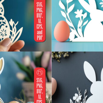 Intra απο ξύλο plywood 3mm-4mm πάχος – Paper Cut Πασχαλινή Ημέρα Bundle Δίασταση  20x20 cm INTRAFABR-116450635 - Image 1