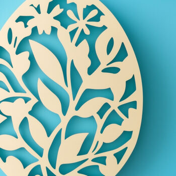 Intra απο ξύλο plywood 3mm-4mm πάχος – Πασχαλινό αυγό Paper Cut Δίασταση 20x20 cm INTRAFABR-114655478 - Image 4