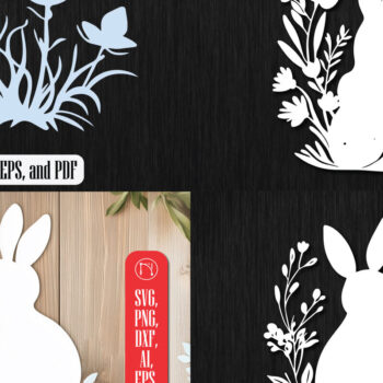 Intra απο ξύλο plywood 3mm-4mm πάχος – Πακέτο Paper Cut Easter Element Δίασταση  20x20 cm INTRAFABR-116336366 - Image 1