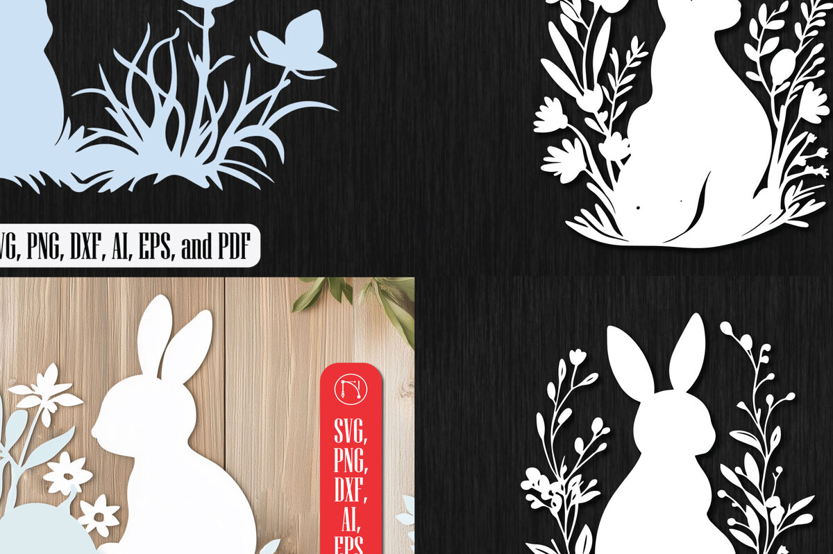 Intra απο ξύλο plywood 3mm-4mm πάχος – Πακέτο Paper Cut Easter Element Δίασταση  20x20 cm INTRAFABR-116336366