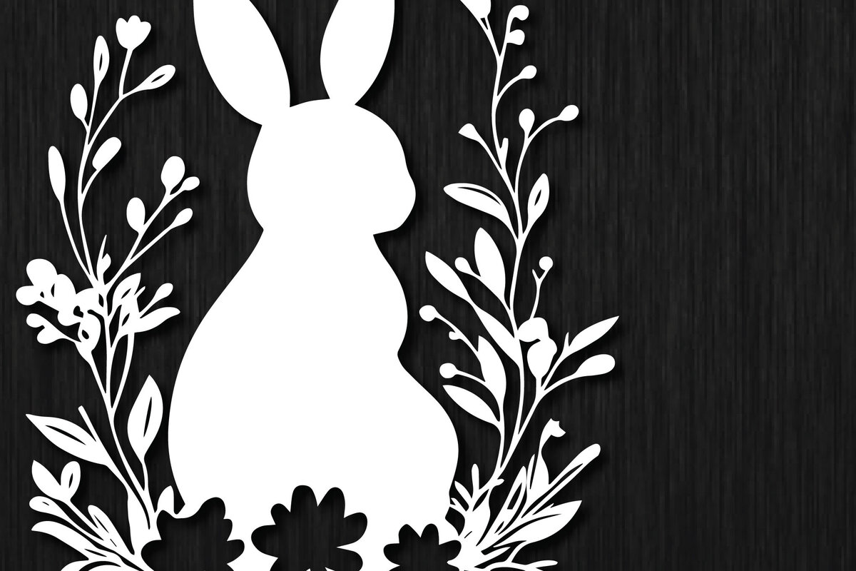 Intra απο ξύλο plywood 3mm-4mm πάχος – Paper Cut Easter Element Δίασταση  20x20 cm INTRAFABR-116283212