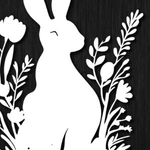 Intra απο ξύλο plywood 3mm-4mm πάχος – Paper Cut Easter Element Δίασταση  20x20 cm INTRAFABR-116326333