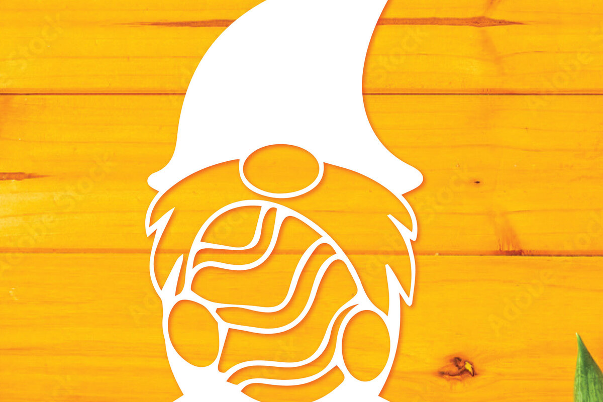 Intra απο ξύλο plywood 3mm-4mm πάχος – Αρχείο κοπής Paper Cut Easter Gnome Cut Δίασταση  20x20 cm INTRAFABR-117924198