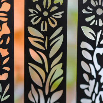 Intra απο ξύλο plywood 3mm-4mm πάχος – Paper Cut Floral σελιδοδείκτες Δίασταση  20x20 cm INTRAFABR-118070379 - Image 1