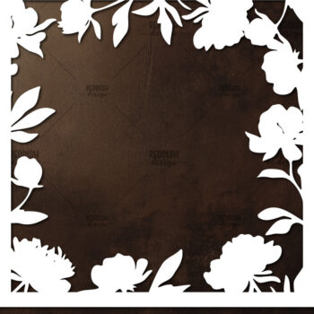 Intra απο ξύλο plywood 3mm-4mm πάχος – Κοπή χαρτιού Floral Κορνίζα φωτογραφιών Δίασταση  20x20 cm INTRAFABR-115492820 - Image 1
