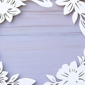 Intra απο ξύλο plywood 3mm-4mm πάχος – Χαρτί φλοράλ κορνίζα φωτογραφιών Cut Fil Δίασταση  20x20 cm INTRAFABR-114075465 - Image 1
