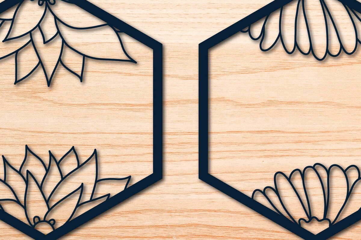 Intra απο ξύλο plywood 3mm-4mm πάχος – Πακέτο Floral στεφάνι σε χαρτί Δίασταση  20x20 cm INTRAFABR-69051479