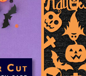 Intra απο ξύλο plywood 3mm-4mm πάχος – Χάρτινη αποκριάτικη κάρτα Δίασταση  20x20 cm INTRAFABR-76844535