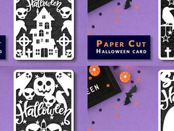 Intra απο ξύλο plywood 3mm-4mm πάχος – Σετ προτύπων καρτών αποκριών κομμένων χαρτιού Δίασταση  20x20 cm INTRAFABR-76987696 - Image 1