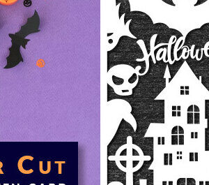 Intra απο ξύλο plywood 3mm-4mm πάχος – Πρότυπο κάρτας αποκριών κοπής χαρτιού Δίασταση  20x20 cm INTRAFABR-76844515