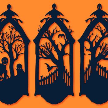 Intra απο ξύλο plywood 3mm-4mm πάχος – Πακέτο για Halloween Decor σε χαρτί Δίασταση  20x20 cm INTRAFABR-78776293 - Image 4