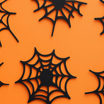 Intra απο ξύλο plywood 3mm-4mm πάχος – Paper Cut Halloween Spider Web Δίασταση  20x20 cm INTRAFABR-104683257 - Image 1