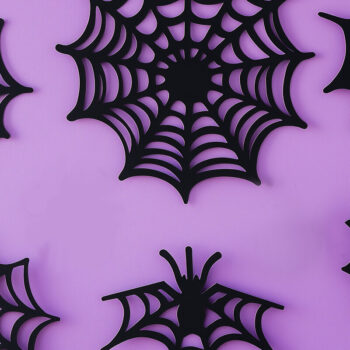 Intra απο ξύλο plywood 3mm-4mm πάχος – Δέσμη για το Halloween Spider Web Cut Paper Δίασταση  20x20 cm INTRAFABR-104690794 - Image 2