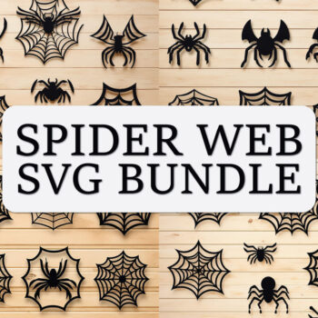 Intra απο ξύλο plywood 3mm-4mm πάχος – Σετ Paper Cut Halloween Spider Web Δίασταση  20x20 cm INTRAFABR-81650852 - Image 1