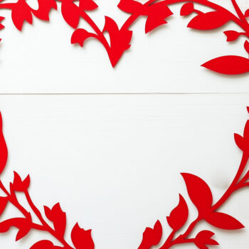 Intra απο ξύλο plywood 3mm-4mm πάχος – Πακέτο Paper Cut Heart Border Δίασταση  20x20 cm INTRAFABR-112913131 - Image 4