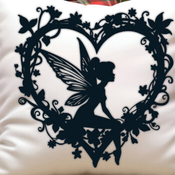 Intra απο ξύλο plywood 3mm-4mm πάχος – Paper Cut Heart with Fairy Bundle 4 Δίασταση 20x20 cm INTRAFABR-112593001 - Image 6