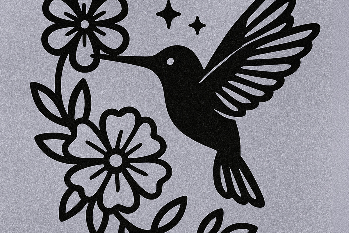 Intra απο ξύλο plywood 3mm-4mm πάχος – Κοπή χαρτιού Κολίβριο Δίασταση  20x20 cm INTRAFABR-119817883