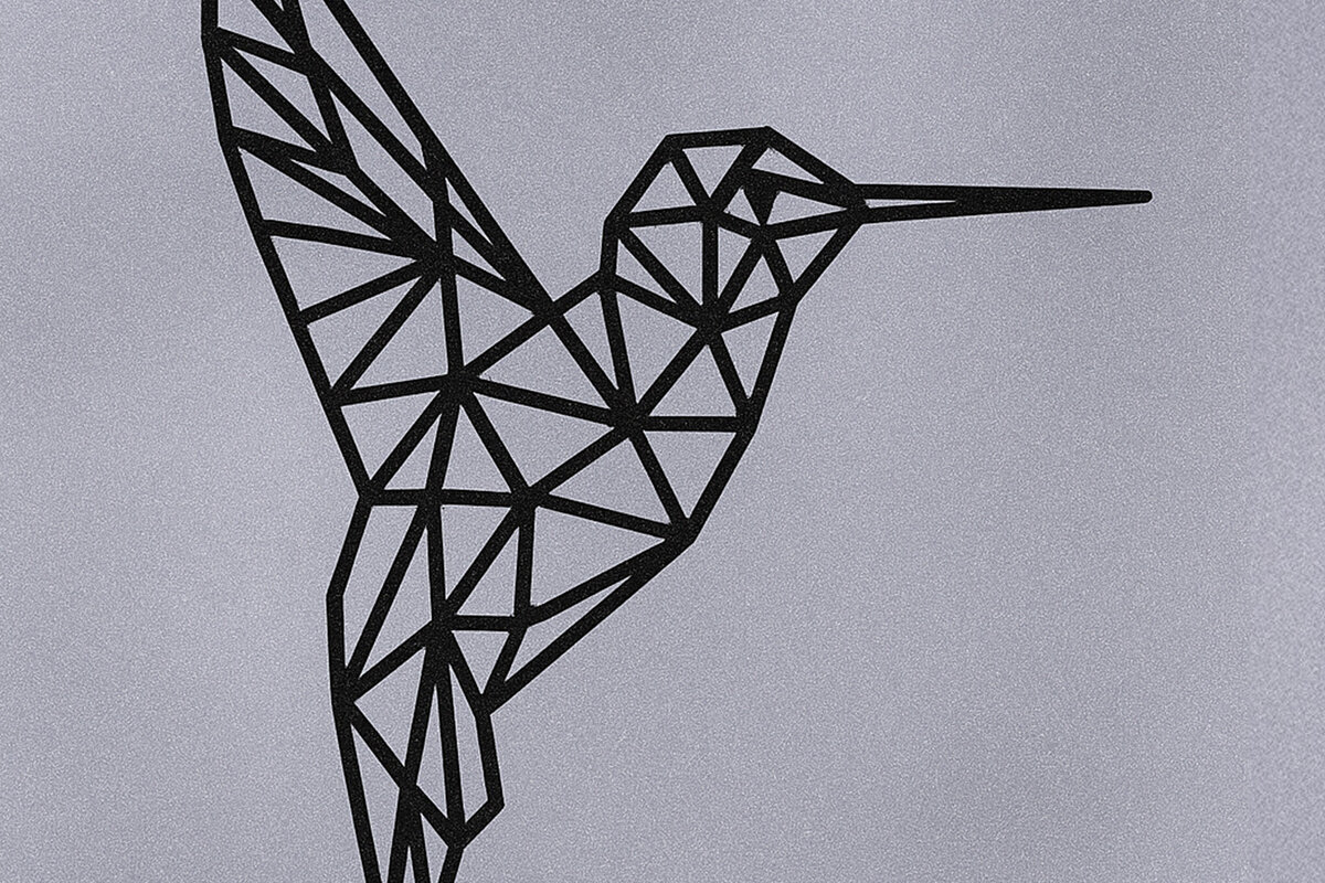 Intra απο ξύλο plywood 3mm-4mm πάχος – Κοπή χαρτιού Κολίβριο Δίασταση  20x20 cm INTRAFABR-119818140