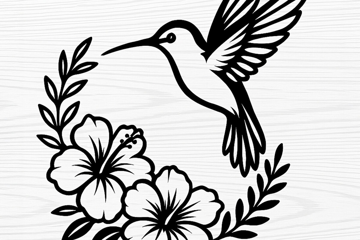 Intra απο ξύλο plywood 3mm-4mm πάχος – Κοπή χαρτιού Κολίβριο Δίασταση  20x20 cm INTRAFABR-119818207