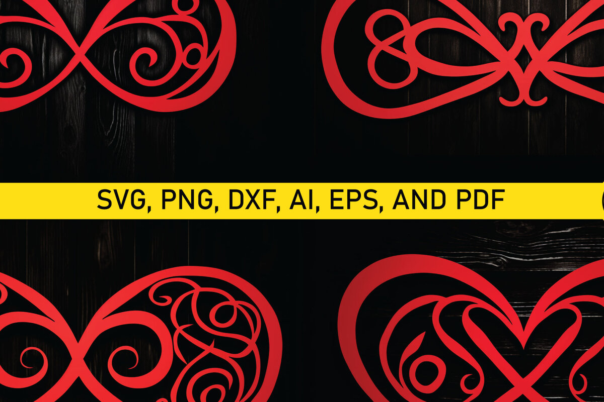 Intra απο ξύλο plywood 3mm-4mm πάχος – Πακέτο Paper Cut Infinity Love Δίασταση  20x20 cm INTRAFABR-86361059