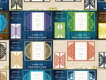 Intra απο ξύλο plywood 3mm-4mm πάχος – Πακέτο Προσκλητηρίου Cut Paper Cut Δίασταση  20x20 cm INTRAFABR-93161348 - Image 1