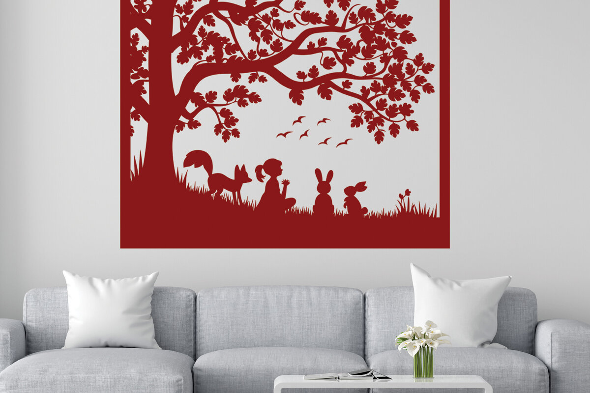 Intra απο ξύλο plywood 3mm-4mm πάχος – Διακόσμηση τοίχου παιδικού δωματίου Paper Cut 10 Δίασταση  40x30 cm INTRAFABR-115766937