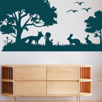 Intra απο ξύλο plywood 3mm-4mm πάχος – Διακόσμηση τοίχου παιδικού δωματίου Paper Cut 13 Δίασταση  40x30 cm INTRAFABR-115767952 - Image 2