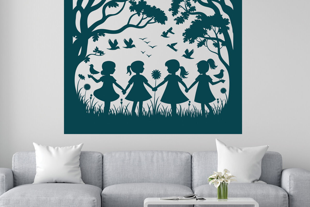 Intra απο ξύλο plywood 3mm-4mm πάχος – Διακόσμηση τοίχου παιδικού δωματίου Paper Cut 17 Δίασταση  40x30 cm INTRAFABR-115917778