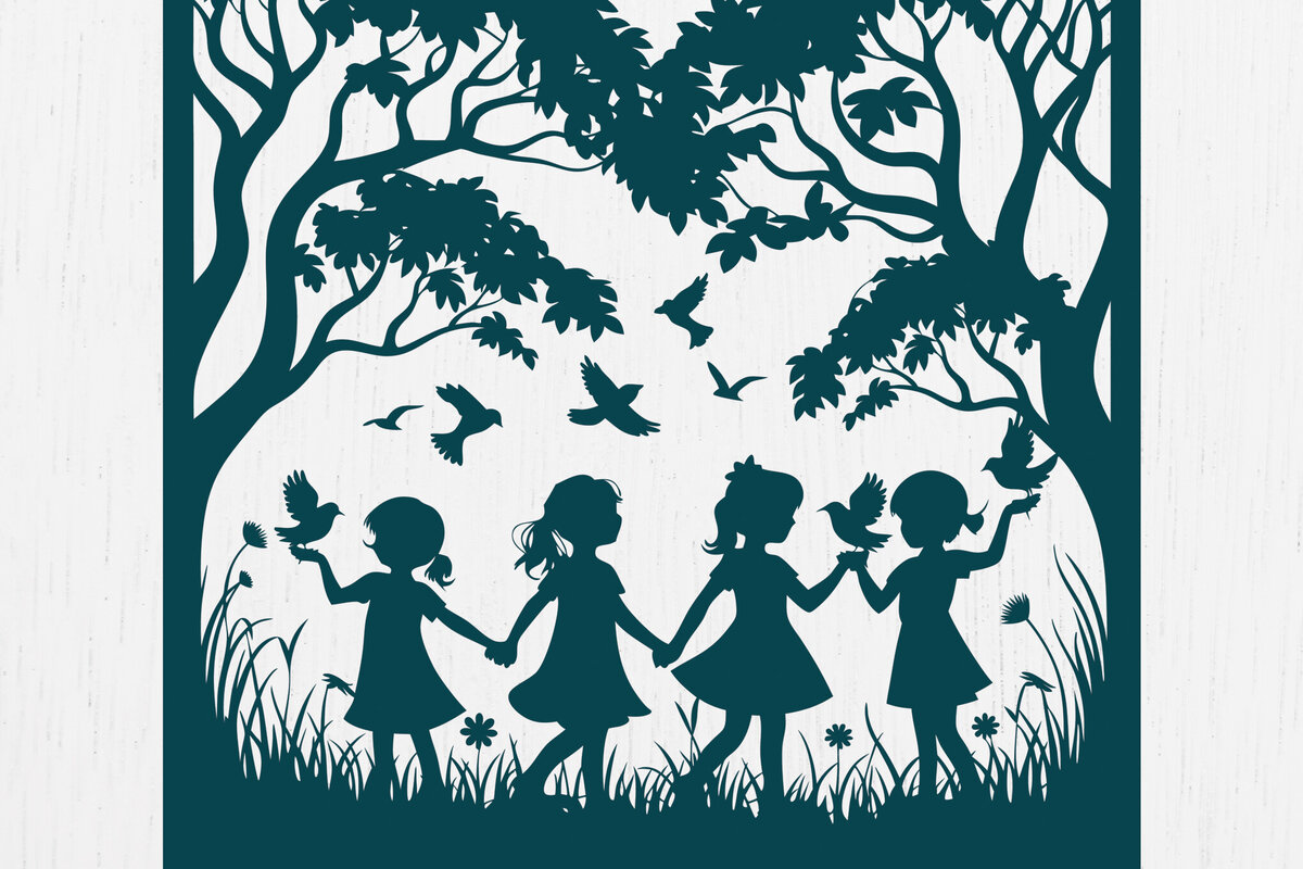 Intra απο ξύλο plywood 3mm-4mm πάχος – Διακόσμηση τοίχου παιδικού δωματίου Paper Cut 20 Δίασταση  40x30 cm INTRAFABR-115918418