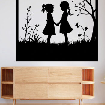 Intra απο ξύλο plywood 3mm-4mm πάχος – Διακόσμηση τοίχου παιδικού δωματίου Paper Cut 27 Δίασταση  40x30 cm INTRAFABR-116100479 - Image 2