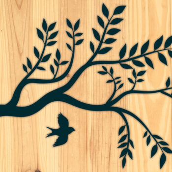 Intra απο ξύλο plywood 3mm-4mm πάχος – Διακόσμηση τοίχου παιδικού δωματίου Paper Cut 4 Δίασταση  40x30 cm INTRAFABR-115521794 - Image 2