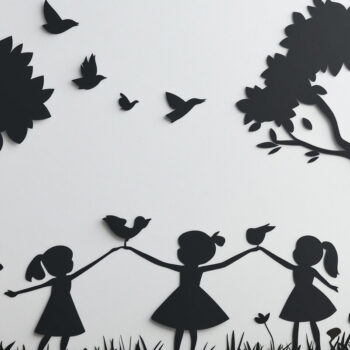 Intra απο ξύλο plywood 3mm-4mm πάχος – Paper Cut Kids Room Decor Wall Wall Bundl Δίασταση  20x20 cm INTRAFABR-114994891 - Image 3