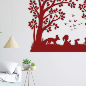 Intra απο ξύλο plywood 3mm-4mm πάχος – Πακέτο Wall Cut Kids Room Δίασταση  20x20 cm INTRAFABR-115293963 - Image 8