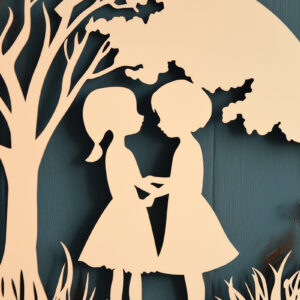 Intra απο ξύλο plywood 3mm-4mm πάχος – Paper Cut Kids Wall Decor Δίασταση 20x20 cm INTRAFABR-114949792