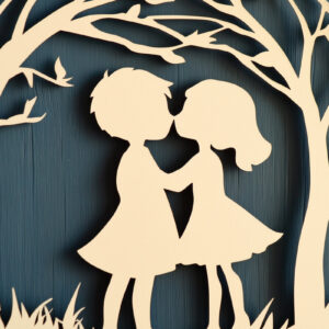 Intra απο ξύλο plywood 3mm-4mm πάχος – Paper Cut Kids Wall Decor Δίασταση 20x20 cm INTRAFABR-114949109