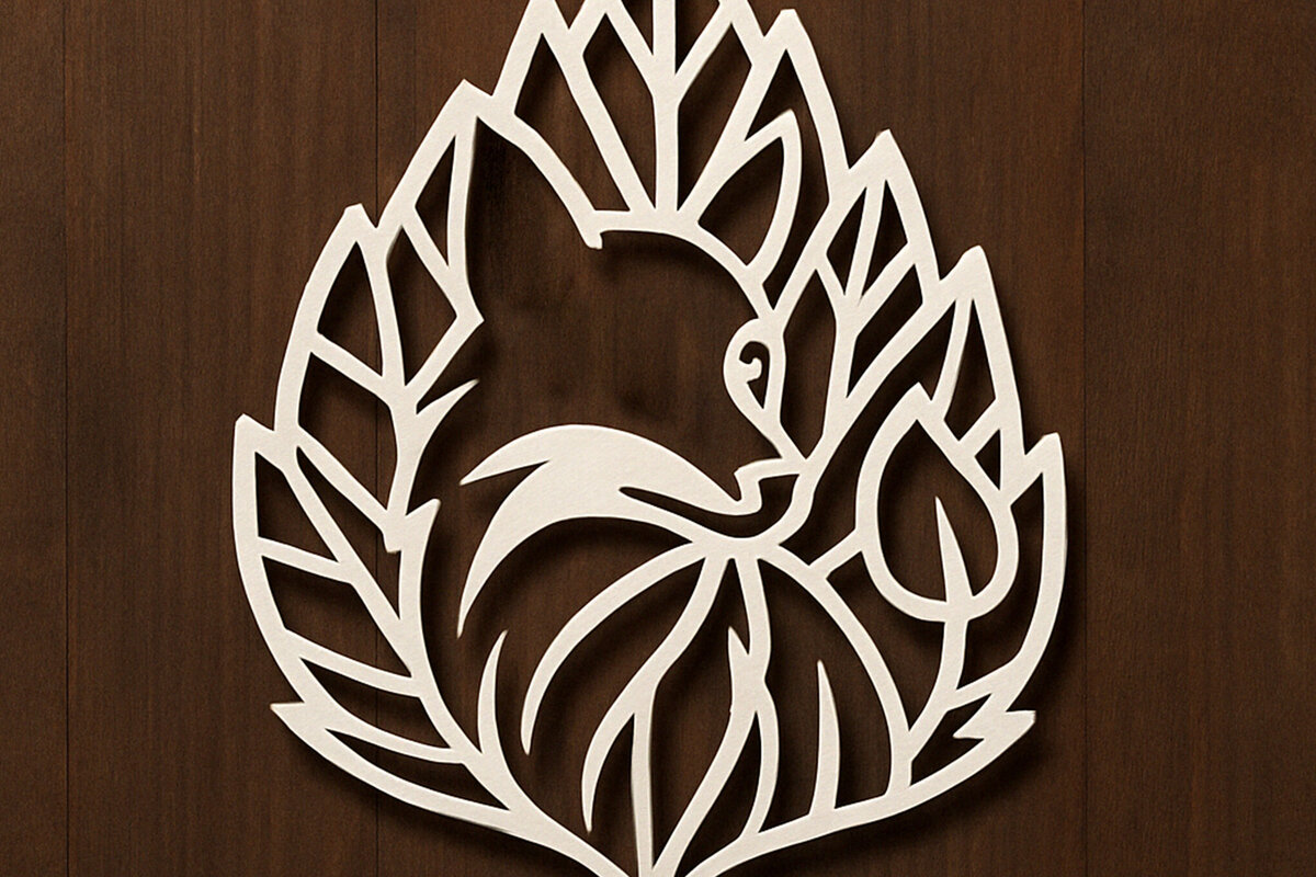 Intra απο ξύλο plywood 3mm-4mm πάχος – Αρχείο κομμένου φύλλου με χαρτί Δίασταση  20x20 cm INTRAFABR-120004233