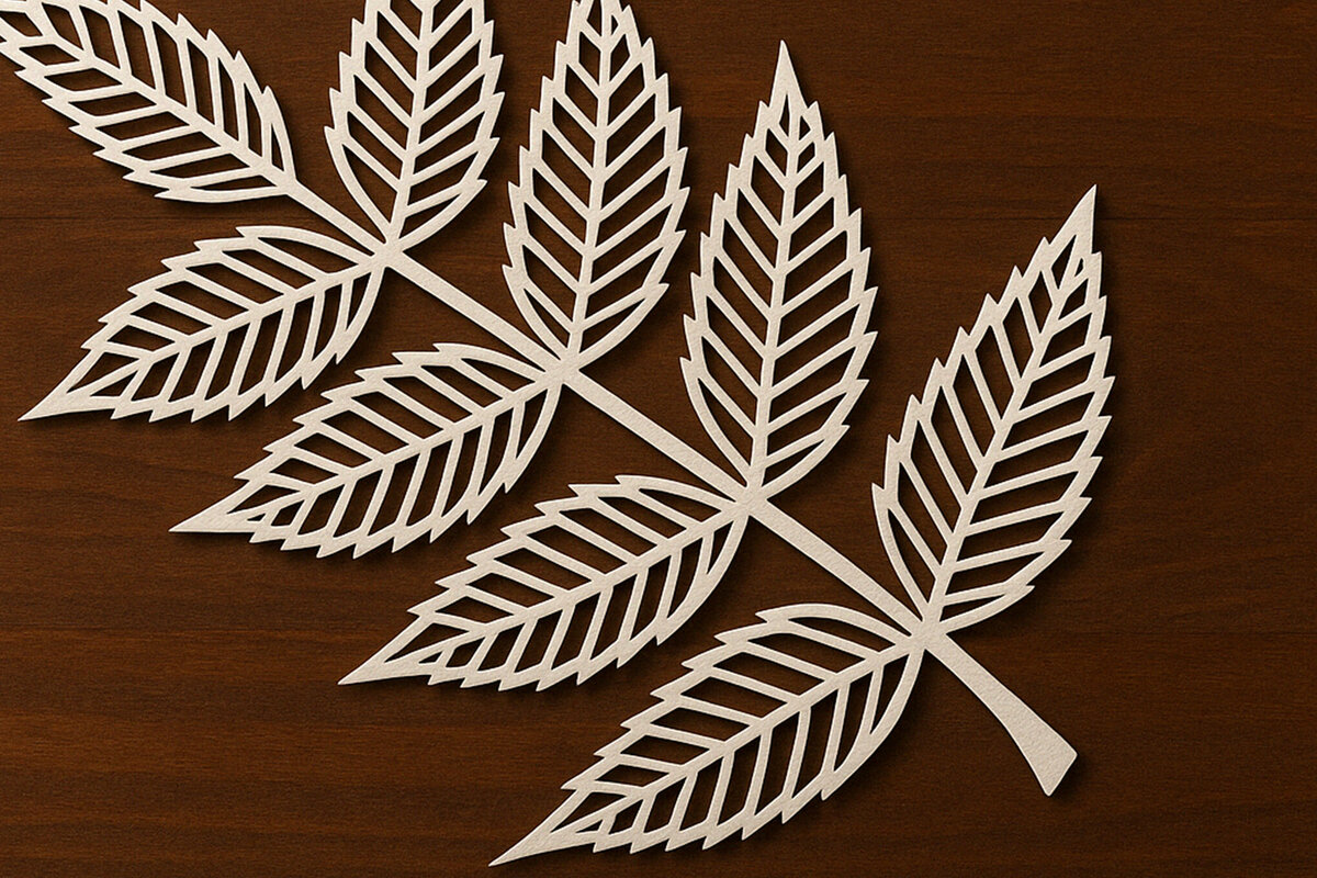 Intra απο ξύλο plywood 3mm-4mm πάχος – Αρχείο κομμένου φύλλου με χαρτί Δίασταση  20x20 cm INTRAFABR-120007700