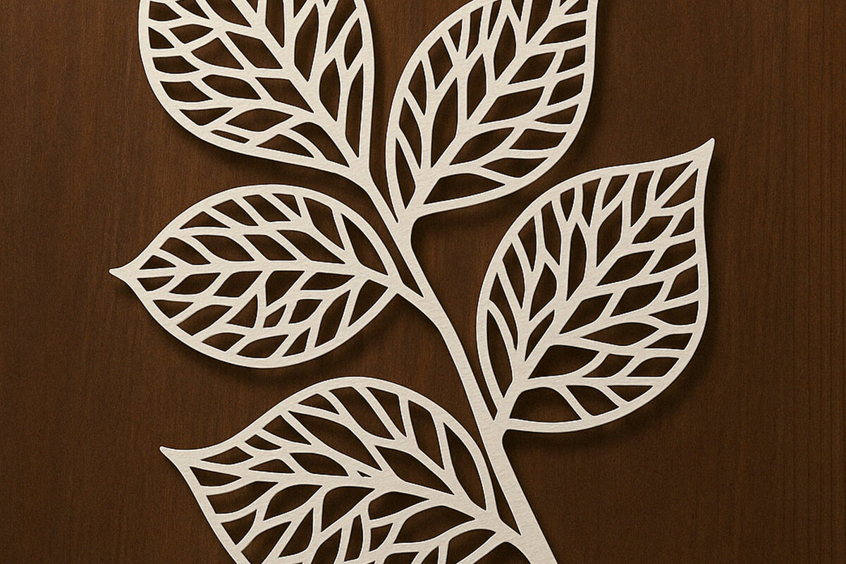 Intra απο ξύλο plywood 3mm-4mm πάχος – Αρχείο κομμένου φύλλου με χαρτί Δίασταση  20x20 cm INTRAFABR-120007930