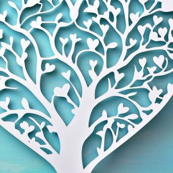 Intra απο ξύλο plywood 3mm-4mm πάχος – Paper Cut Love Tree Bundle Δίασταση  20x20 cm INTRAFABR-112697831 - Image 7