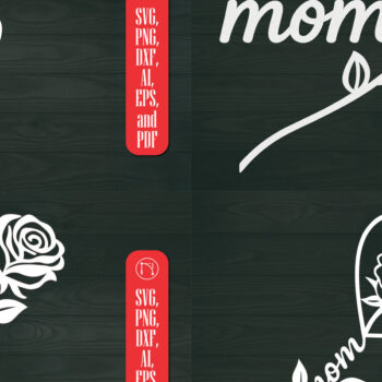 Intra απο ξύλο plywood 3mm-4mm πάχος – Paper Cut Mom Rose Stick Bundle Δίασταση 20x20 cm INTRAFABR-121272625 - Image 1