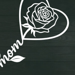 Intra απο ξύλο plywood 3mm-4mm πάχος – Paper Cut Mom Rose Stick Δίασταση 20x20 cm INTRAFABR-121251392