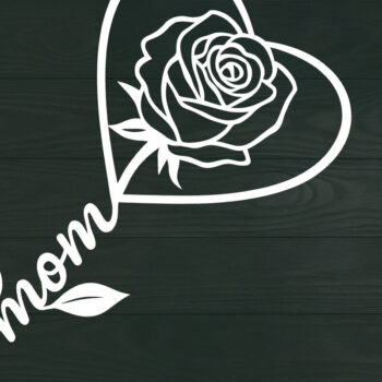 Intra απο ξύλο plywood 3mm-4mm πάχος – Paper Cut Mom Rose Stick Δίασταση 20x20 cm INTRAFABR-121251392 - Image 1