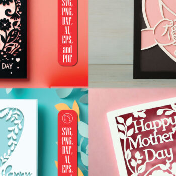 Intra απο ξύλο plywood 3mm-4mm πάχος – Πακέτο για τη γιορτή της μητέρας σε χαρτί Δίασταση  20x20 cm INTRAFABR-119643112 - Image 1