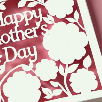 Intra απο ξύλο plywood 3mm-4mm πάχος – Πακέτο για τη γιορτή της μητέρας σε χαρτί Δίασταση  20x20 cm INTRAFABR-119643112 - Image 2