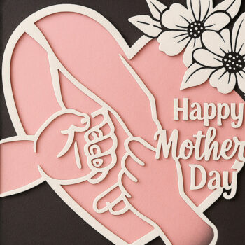 Intra απο ξύλο plywood 3mm-4mm πάχος – Πακέτο για τη γιορτή της μητέρας σε χαρτί Δίασταση  20x20 cm INTRAFABR-119643112 - Image 4