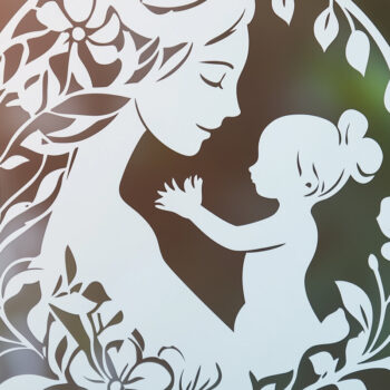 Intra απο ξύλο plywood 3mm-4mm πάχος – Πακέτο Paper Cut Mother's Day Δίασταση 20x20 cm INTRAFABR-117425686 - Image 8