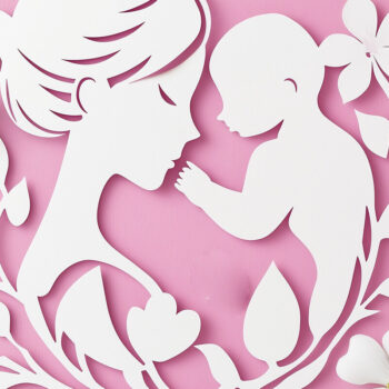 Intra απο ξύλο plywood 3mm-4mm πάχος – Paper Cut Mother’s Day Δίασταση 20x20 cm INTRAFABR-117423343 - Image 1